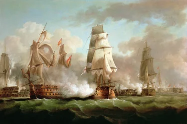 Zaręczyny „Neptun”, Trafalgar, 1805
